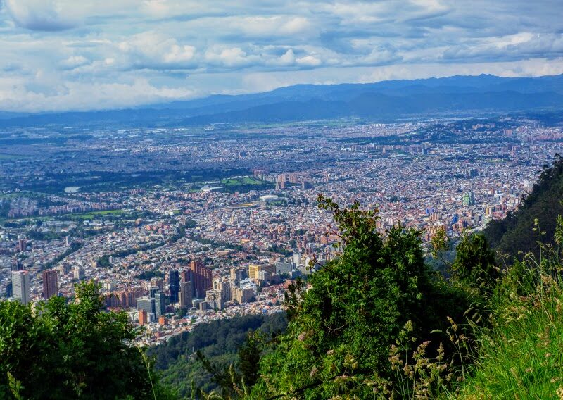 Bogota depuis la Vierge de Guadalupe