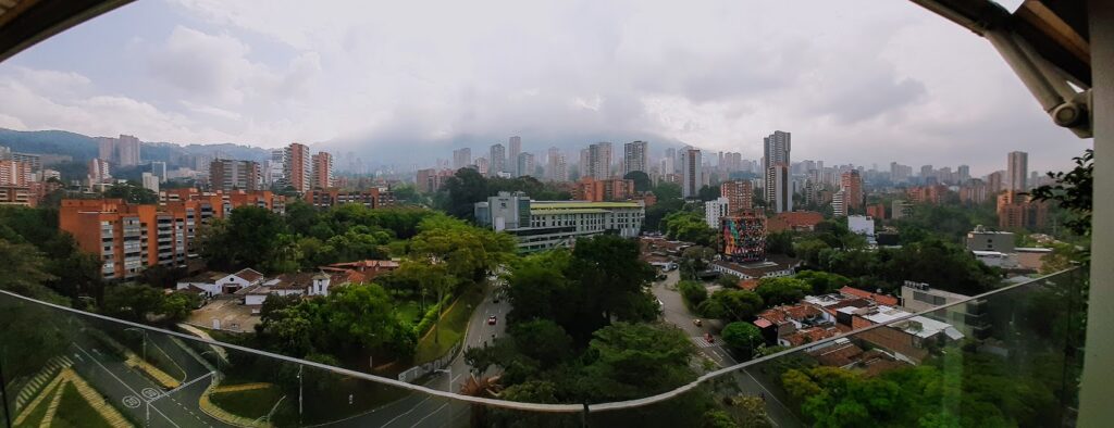 trip to medellin view over el poblado